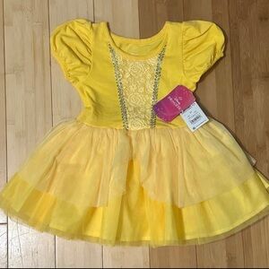 Disney Princess Toddler Girls Beauty and the Beast Belle Cosplay Dress Size 2T